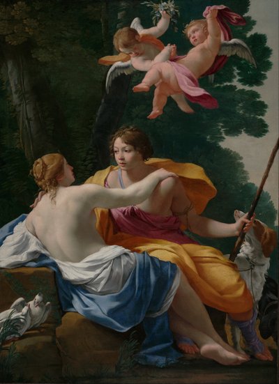 Venere e Adone da Simon Vouet